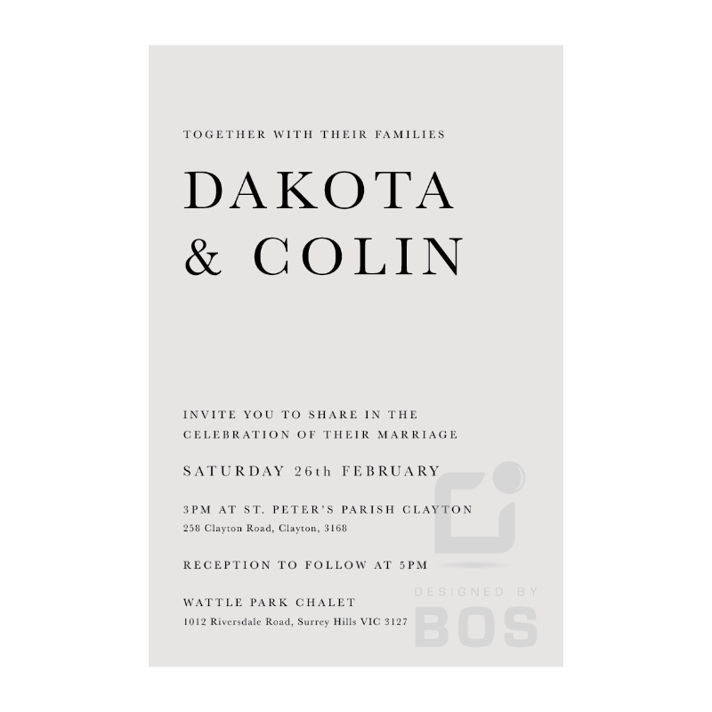 Dakota Invitation