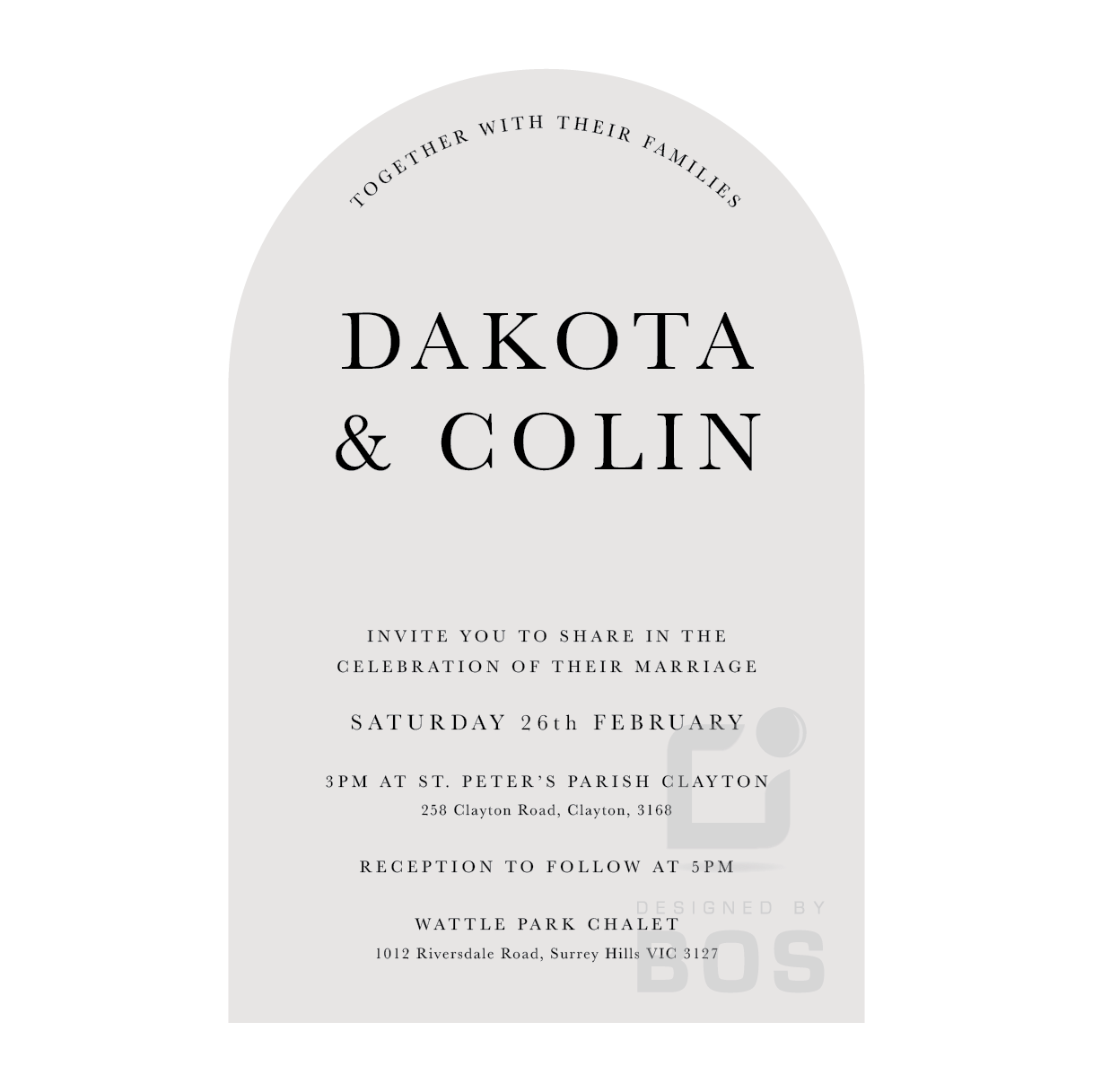 Dakota Invitation