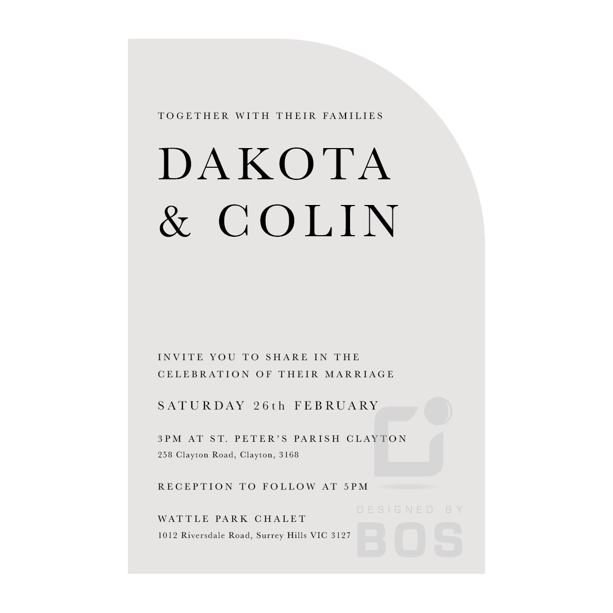 Dakota Invitation