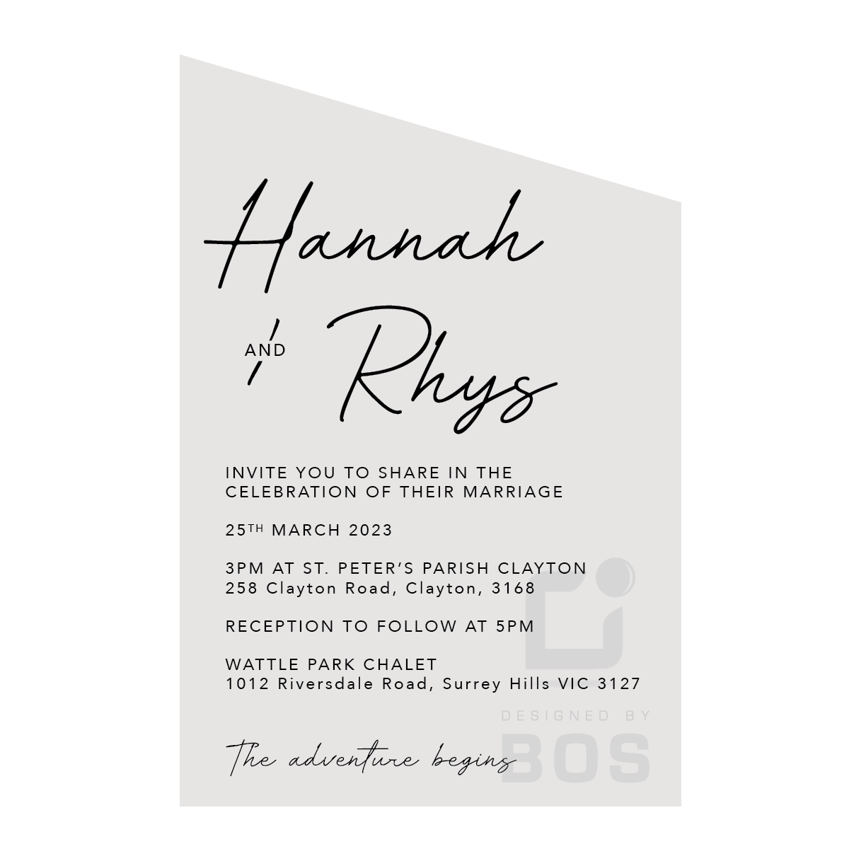 Hannah Invitation
