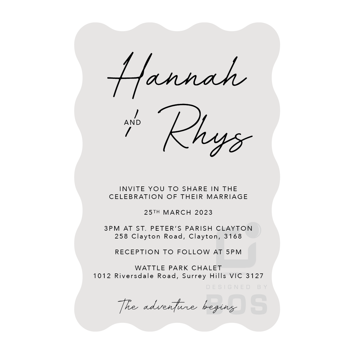 Hannah Invitation