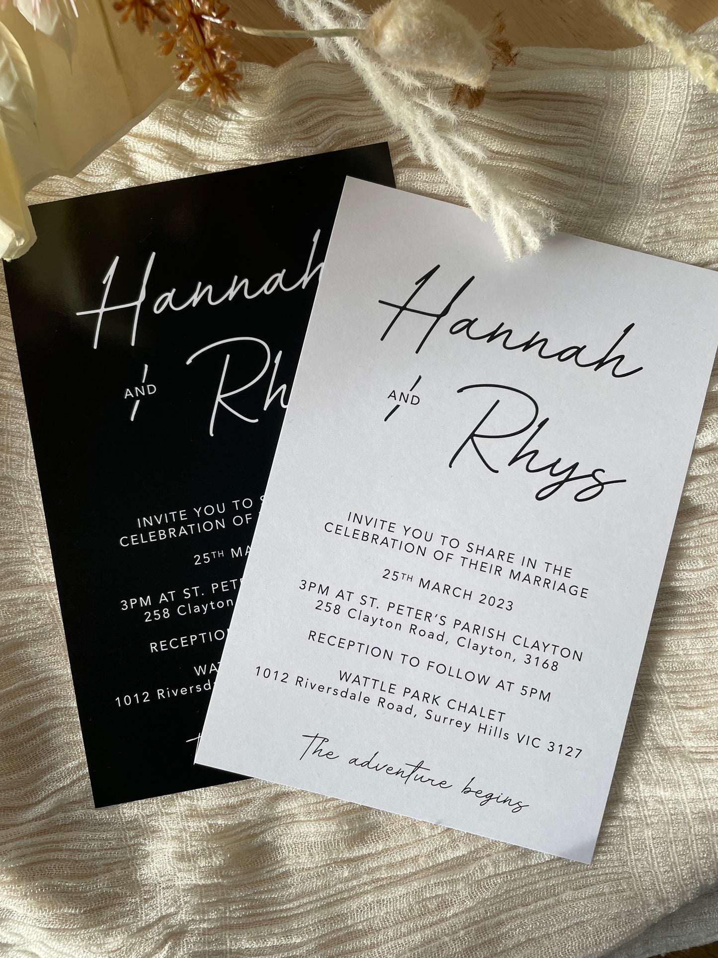 Hannah Invitation