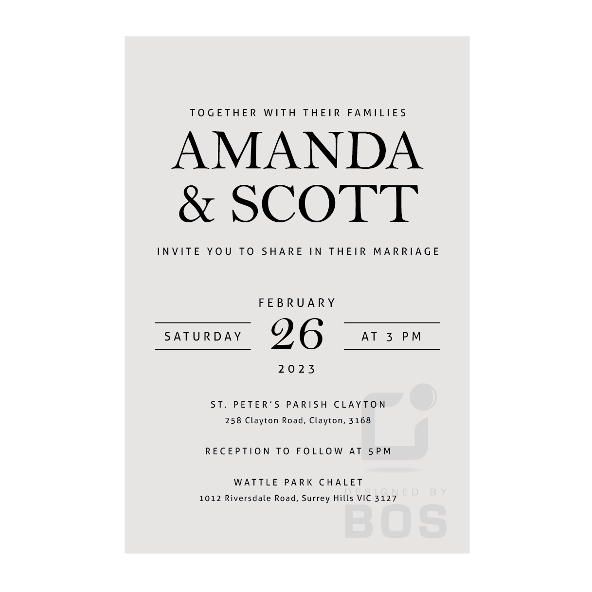 Amanda Invitation