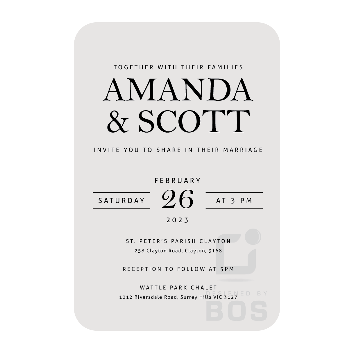Amanda Invitation
