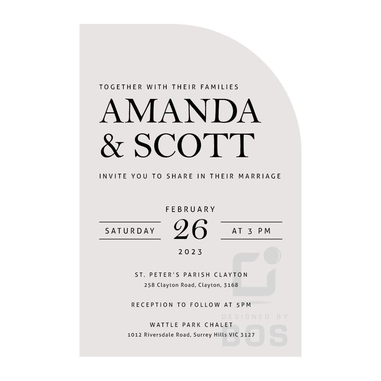 Amanda Invitation