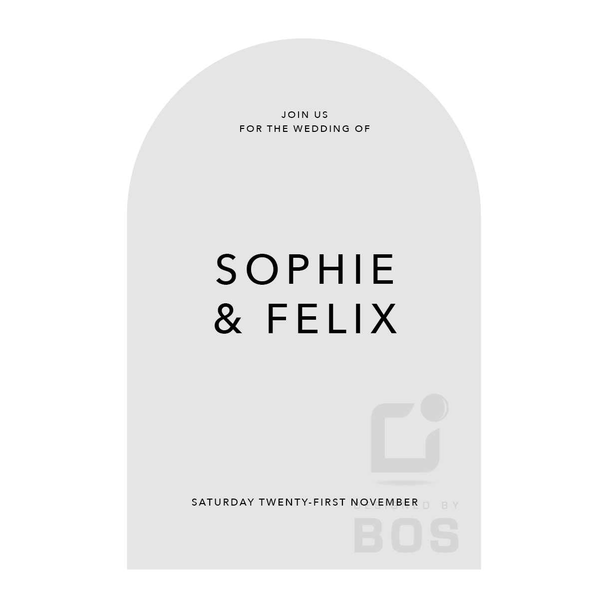 Sophie Welcome Sign
