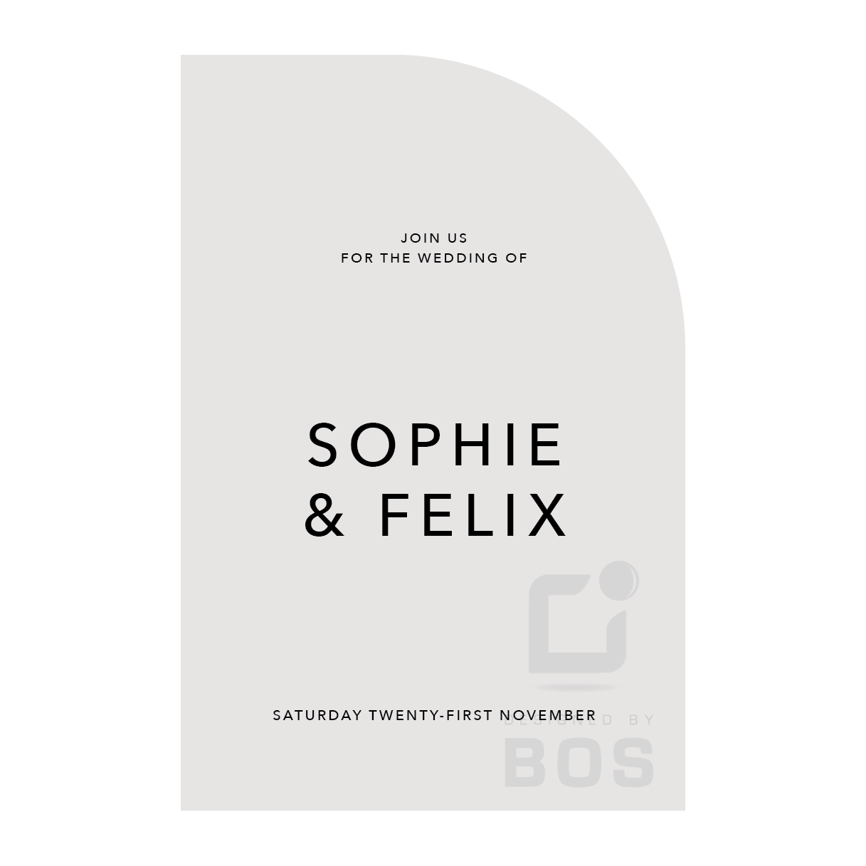 Sophie Welcome Sign