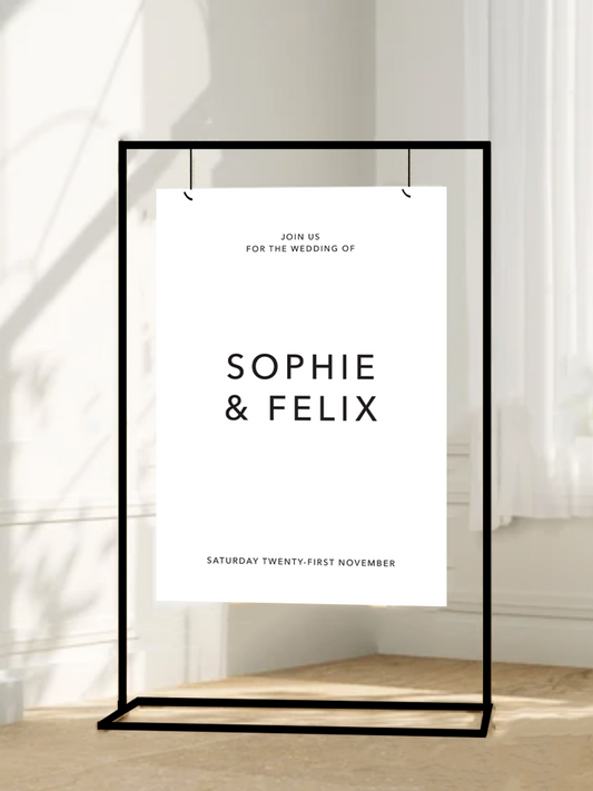 Sophie Welcome Sign
