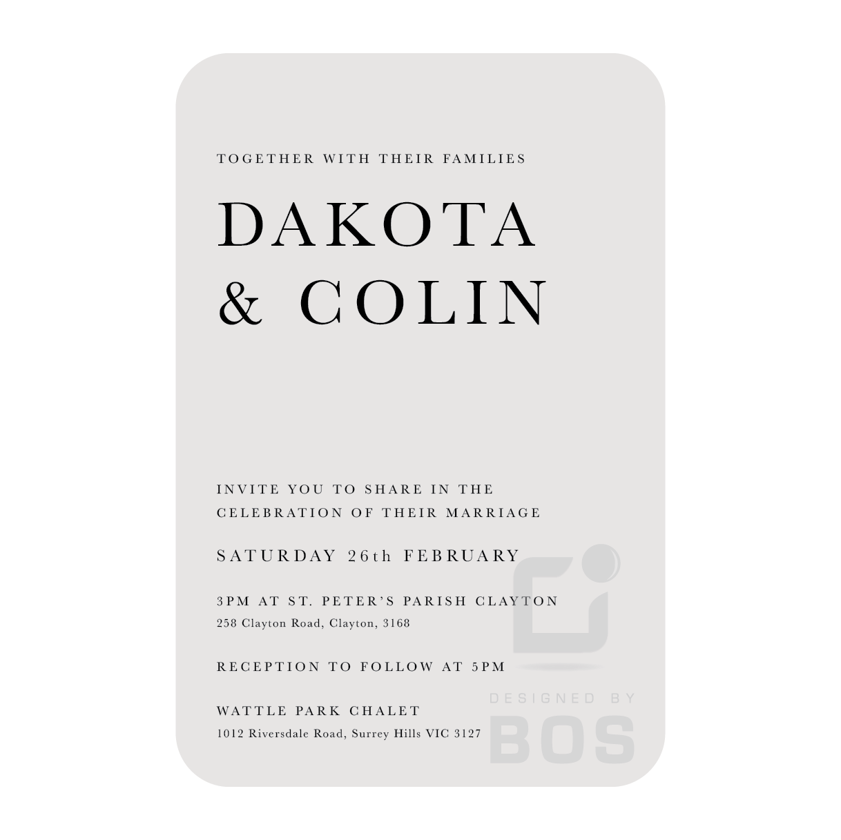 Dakota Invitation