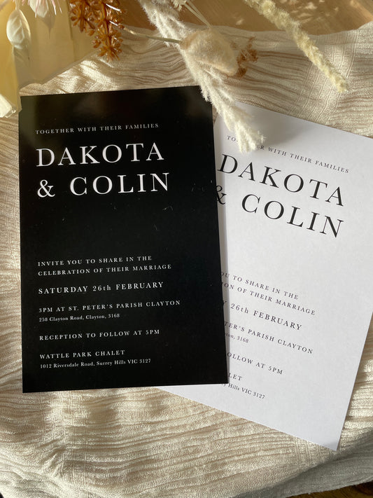 Dakota Invitation