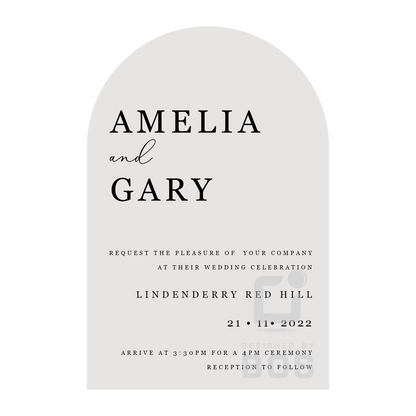 Amelia Invitation