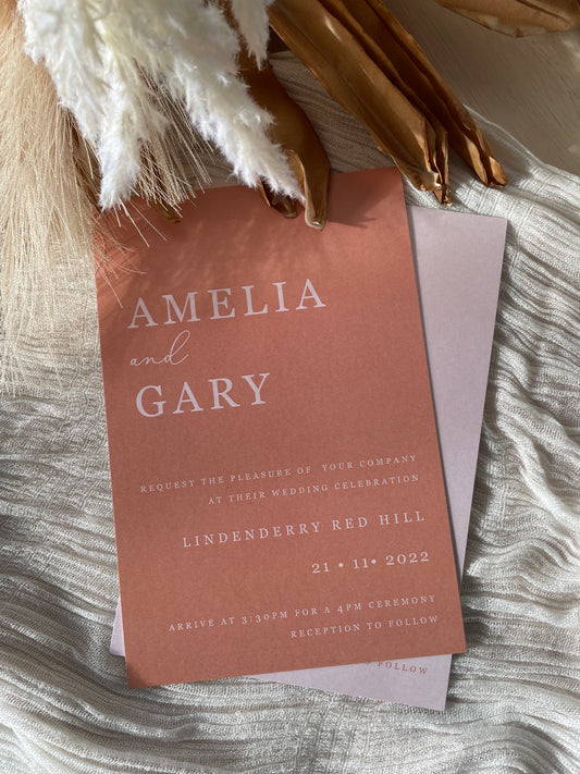 Amelia Invitation