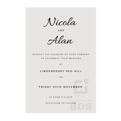 Nicola Invitation
