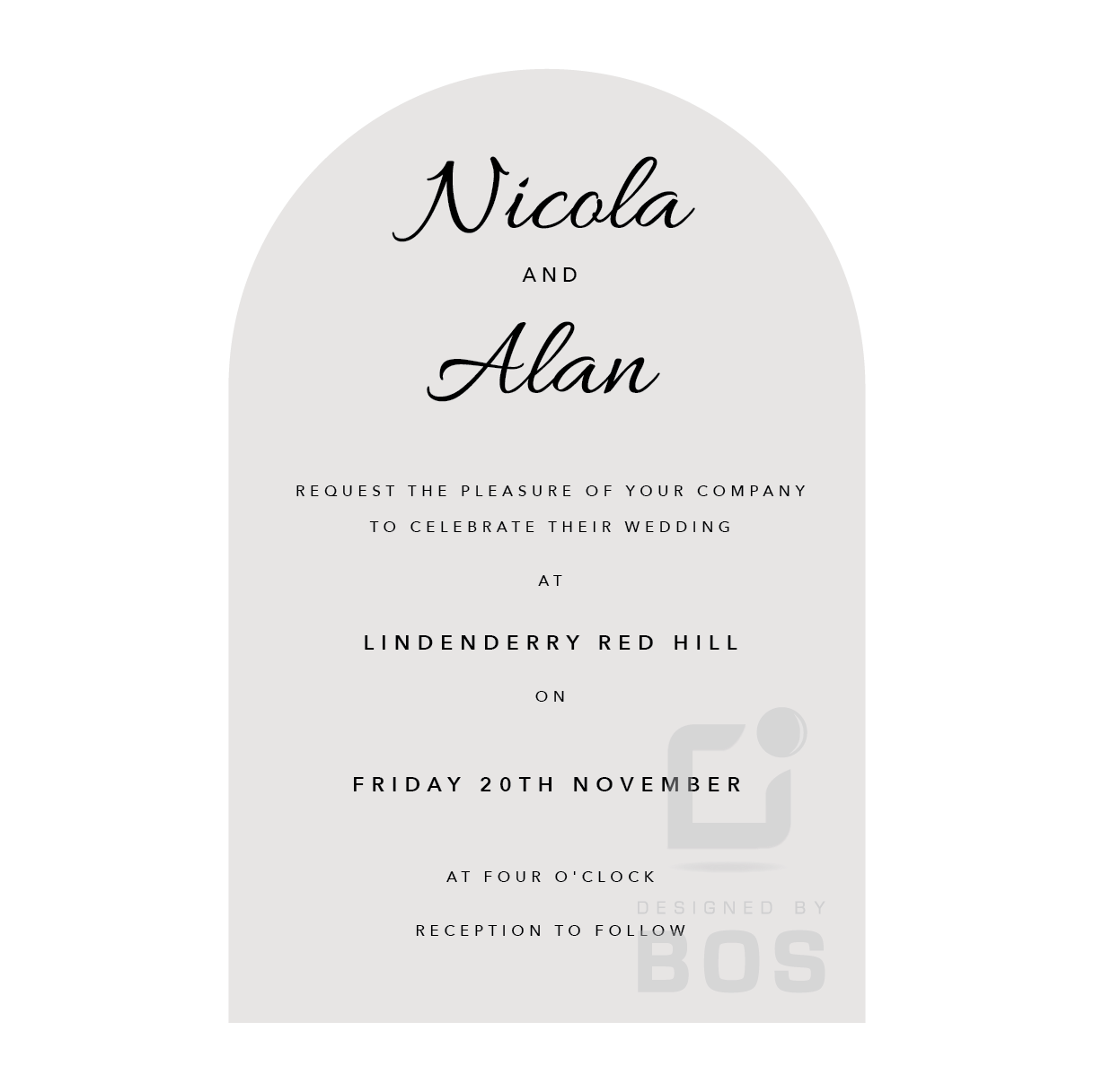 Nicola Invitation