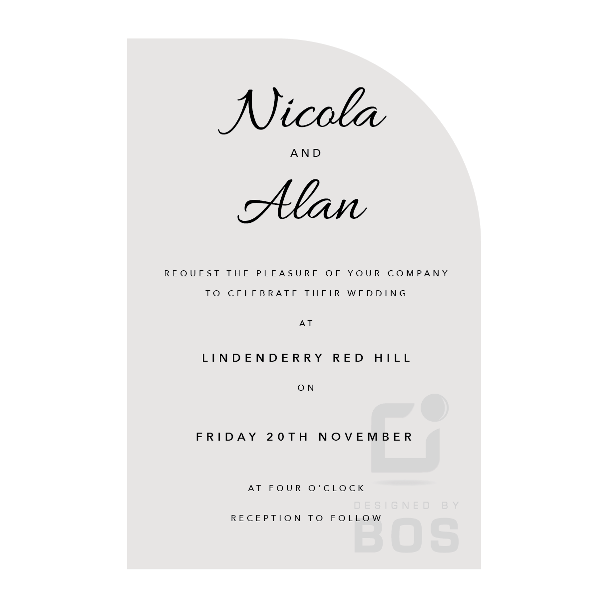 Nicola Invitation