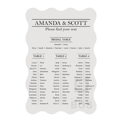 Amanda Seating Chart