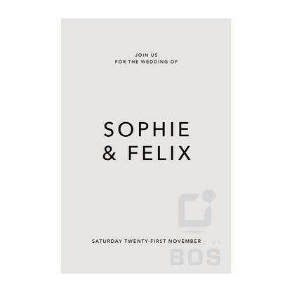 Sophie Welcome Sign