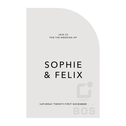 Sophie Welcome Sign
