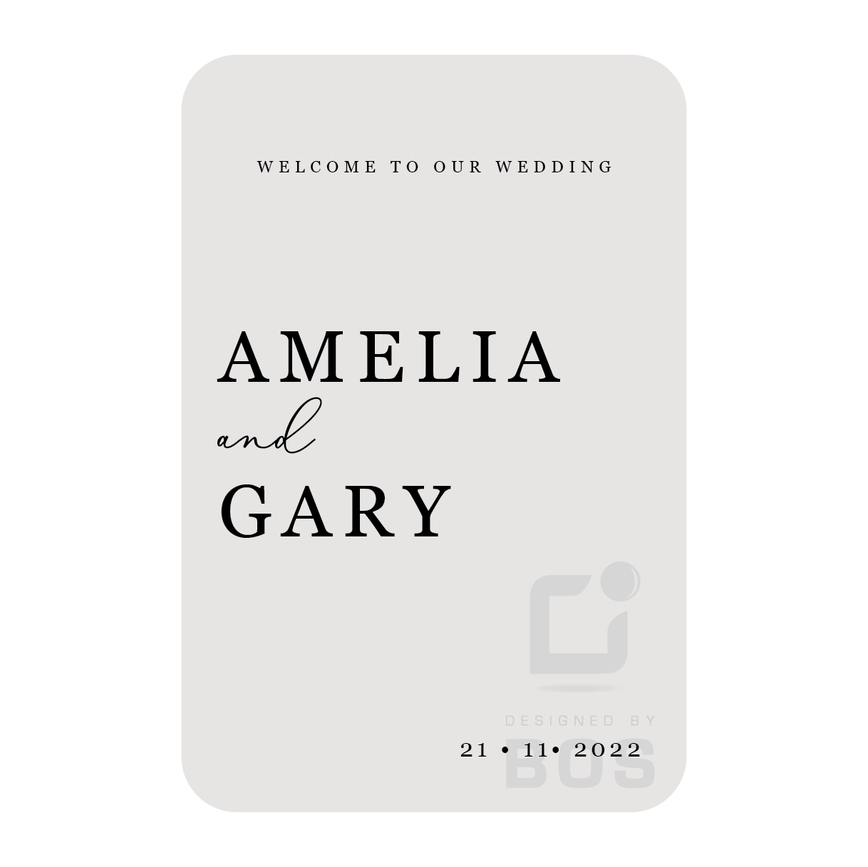 Amelia Welcome Sign